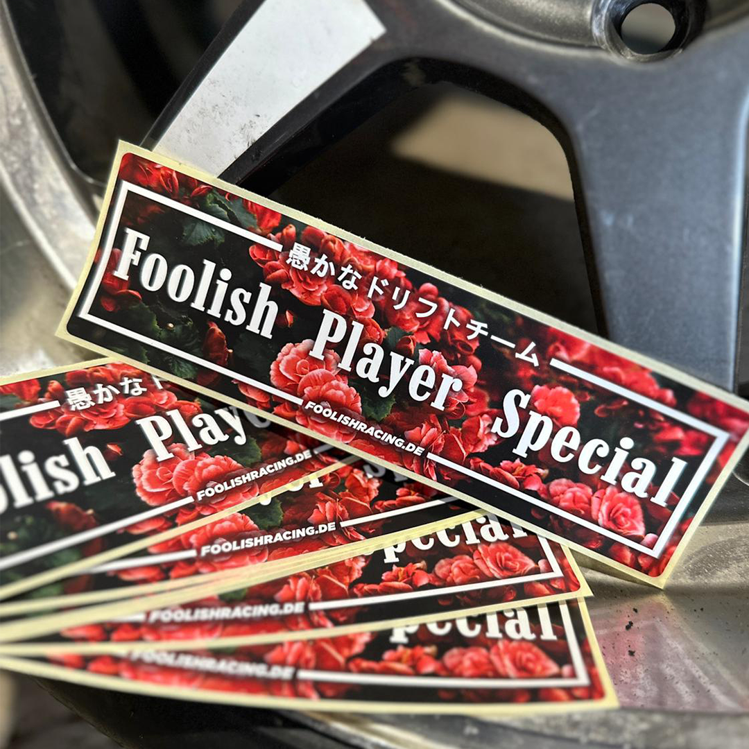 5x FOOLISH OG SLAP STICKER