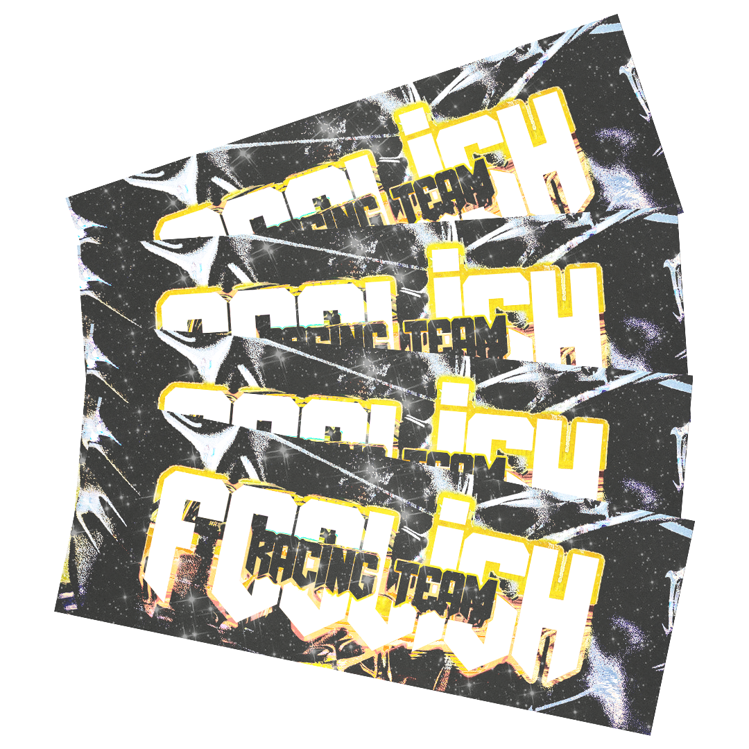 5x FOOLISH V2 SLAP STICKER