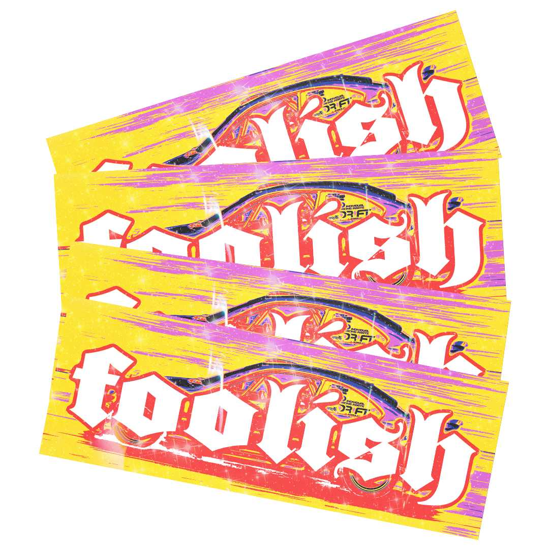 5x FOOLISH V3 SLAP STICKER